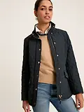 Thumbnail 3 of Joules Women's Allendale Showerproof Diamond Quilted Coat - Navy Blue