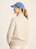 Thumbnail 5 of Joules Women's Southwold Button Down Striped Sweatshirt - Oatmarl