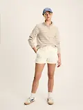 Thumbnail 2 of Joules Women's Southwold Button Down Striped Sweatshirt - Oatmarl