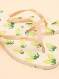 Thumbnail 2 of Joules Women's Sunvale Flip Flops - Cream/Gold