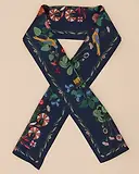 Thumbnail 2 of Joules Women's Highgrove Skinny Scarf - Navy Floral