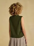 Thumbnail 3 of Joules Women's Holly Knitted Vest - Khaki Green