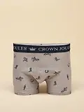Thumbnail 2 of Joules Men's Not My First Rodeo Cotton Jersey Boxer Shorts 2 Pack - Navy/Grey