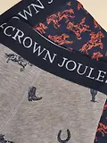 Thumbnail 5 of Joules Men's Not My First Rodeo Cotton Jersey Boxer Shorts 2 Pack - Navy/Grey