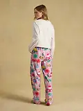 Thumbnail 3 of Joules Women's Lyla Long Sleeve Jersey Cotton Pyjama Set - Cream / Pink Puddings Print