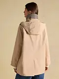 Thumbnail 3 of Joules Women's Rainmore Waterproof Button Through Raincoat - Tan Brown