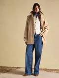 Thumbnail 4 of Joules Women's Rainmore Waterproof Button Through Raincoat - Tan Brown