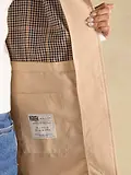 Thumbnail 8 of Joules Women's Rainmore Waterproof Button Through Raincoat - Tan Brown
