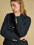 Thumbnail 4 of Joules Women's Canterly Tweed Blazer - Navy Herringbone