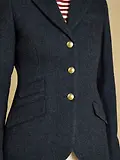 Thumbnail 6 of Joules Women's Canterly Tweed Blazer - Navy Herringbone
