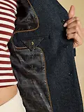 Thumbnail 9 of Joules Women's Canterly Tweed Blazer - Navy Herringbone