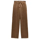 Thumbnail 1 of Joules Women's Albury Wide Leg Trousers - Brown Dogtooth
