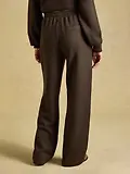 Thumbnail 3 of Joules Women's Pull On Smart Wide Leg Joggers - Chocolate Brown