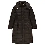 Thumbnail 1 of Joules Women's Windborough Showerproof Longline Padded Coat with Hood - Black