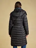 Thumbnail 3 of Joules Women's Windborough Showerproof Longline Padded Coat with Hood - Black