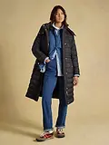 Thumbnail 10 of Joules Women's Windborough Showerproof Longline Padded Coat with Hood - Black