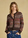 Thumbnail 3 of Joules Women's Rodeo Cardigan - Chocolate Brown