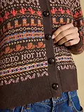 Thumbnail 8 of Joules Women's Rodeo Cardigan - Chocolate Brown