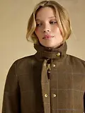 Thumbnail 6 of Joules Women's Classic Fieldcoat with Wool - Green Tweed