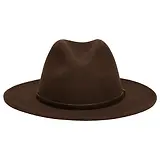 Thumbnail 1 of Joules Women's Wool Fedora Hat - Chocolate Brown