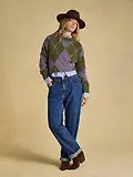 Thumbnail 4 of Joules Women's Wool Fedora Hat - Chocolate Brown