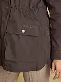 Thumbnail 11 of Joules Women's Portwell Waterproof Raincoat With Hood - Chocolate Brown