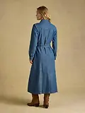 Thumbnail 3 of Joules Women's Tie Waist Shirt Dress - Denim Blue
