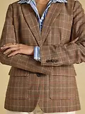 Thumbnail 7 of Joules Women's Foxley Check Wool Rich Tweed Suit Blazer - Erica Tweed