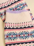 Thumbnail 2 of Joules Women's Lucille Fair Isle Socks - UK 4-8 - Cream