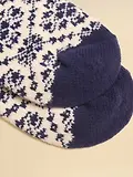 Thumbnail 3 of Joules Women's Cosy Geo Socks - UK 4-8 - Navy Geo