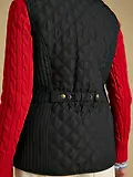 Thumbnail 9 of Joules Women's Minx Showerproof Diamond Quilted Gilet - Black