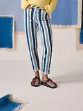 Thumbnail 2 of Joules Women's Straight Fit Mid Rise Jeans - Blue Striped