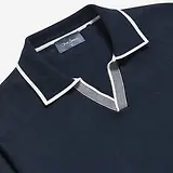 Thumbnail 2 of Oliver Sweeney Men's Garras Knitted Riviera Polo Shirt - Navy