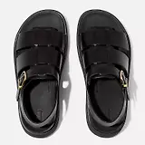 Thumbnail 4 of FitFlop Women's GEN-FF Leather Fisherman Sandals - Black