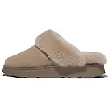 Thumbnail 4 of FitFlop Women's GEN-FF Shearling Suede Slippers - Taupe