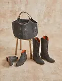 Thumbnail 5 of Penelope Chilvers Women's Pillow Paloma Bag - Slate