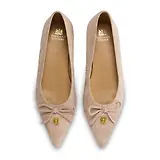 Thumbnail 5 of Holland Cooper Women's Pointed Ballet Shoes - Blush Suede