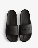 Thumbnail 5 of Hunter Unisex Core Embossed Silicone Logo Sliders - Black