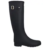 Thumbnail 1 of Hunter Women's Refined Gold Trim Tall Wellington Boots - Black