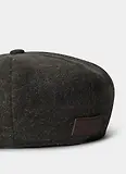 Thumbnail 4 of Hackett Men's Wool Check Baker Boy Cap - Hunter Green