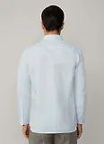 Thumbnail 6 of Hackett Men's Tailored Fit Linen Bengal Striped Shirt - Sky Blue
