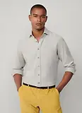 Thumbnail 2 of Hacket Men's Brushed Herringbone Shirt - Metal Grey