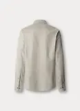 Thumbnail 9 of Hacket Men's Brushed Herringbone Shirt - Metal Grey