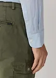 Thumbnail 7 of Hackett Men's Tailored Fit Garment Dyed Linen Shirt with Button Down Collar - Oxford Blue