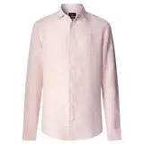 Thumbnail 1 of Hackett Men's Tailored Fit Garment Dyed Linen Shirt - Baby Pink