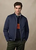 Thumbnail 6 of Hackett Men's Heritage Logo Blouson Jacket - Midnight Blue