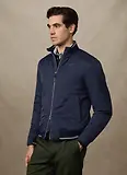 Thumbnail 8 of Hackett Men's Heritage Logo Blouson Jacket - Midnight Blue