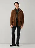 Thumbnail 3 of Hackett Men's Suede Four Pocket Jacket - Nut Brown
