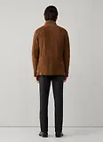 Thumbnail 4 of Hackett Men's Suede Four Pocket Jacket - Nut Brown