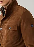 Thumbnail 7 of Hackett Men's Suede Four Pocket Jacket - Nut Brown